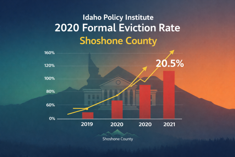 2020 formal eviction rate shoshone county idaho policy institute