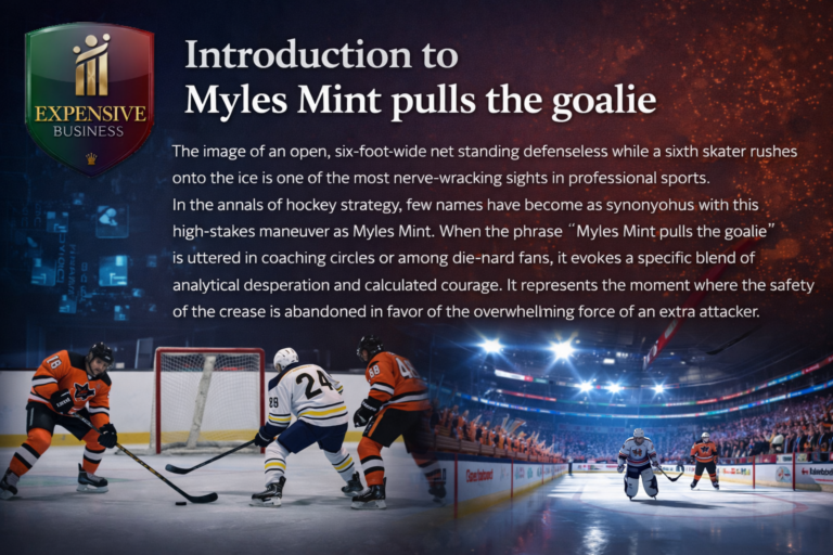myles mint pulls the goalie